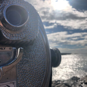 viewing scope at Lands End