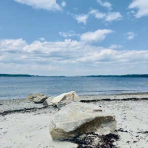 rocky beach scene